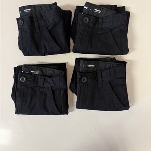 Old Navy Boys Black Pants (4 pair)